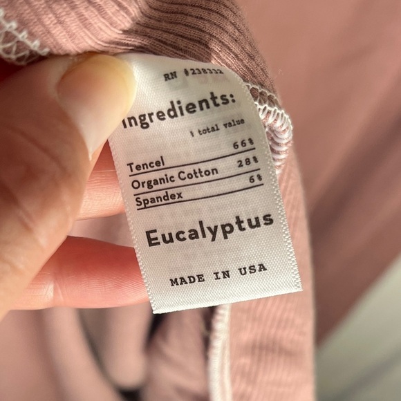 Fauxgerty Mauve Nonna Ribbed Midi Tank Dress - Picture 5 of 12